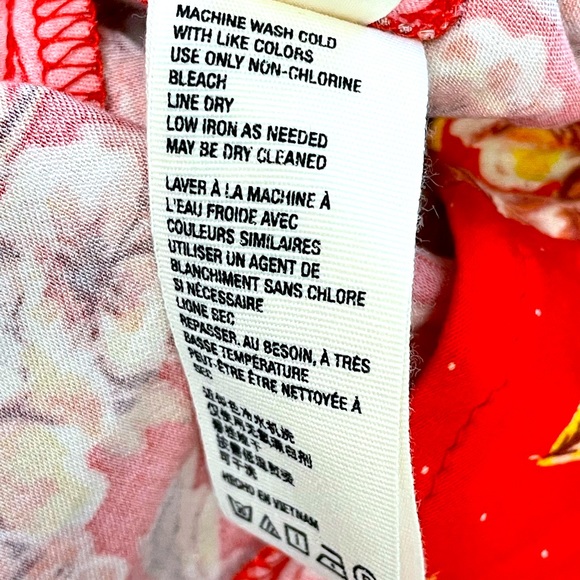 Free People Strawberry Combo Mini summer Dress, NWT, floral print, XS, open back - Picture 14 of 16